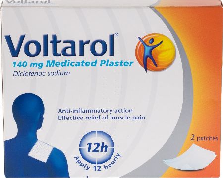 Voltarol, 2102[^]0107502 Medicated Plaster 2 Pack