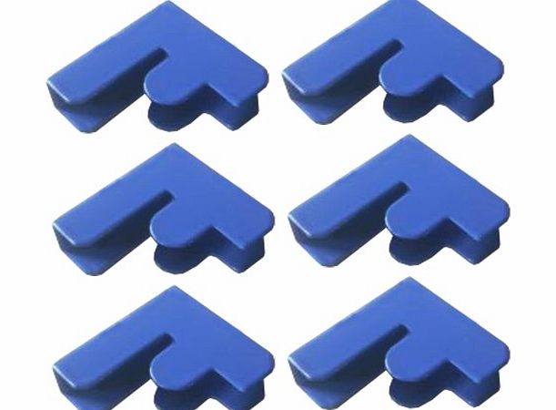 6 Pack of Bay Connectors for Heavy Duty Shelving / Racking Storage Units