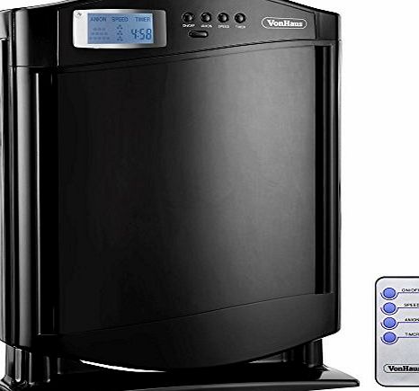 VonHaus True HEPA Air Purifier with Free 2 Year Warranty, Ioniser and Remote Control