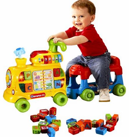 VTech 4 in 1 Baby Walker - Push and Ride Alphabet Train
