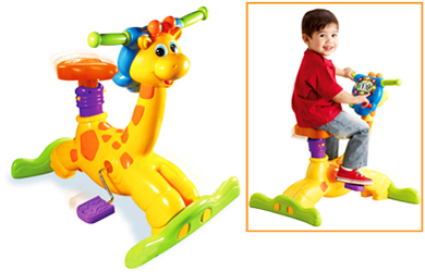 VTech Animal Fun Bounce and Ride Giraffe