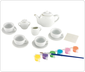 Paint Your Own Tea Set