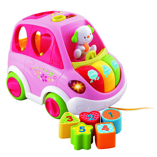Sort and Learn Car - Pink
