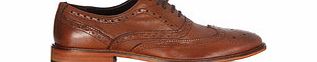 W11 ATELIER ITALIAN COLLECTION Buster tan wingtip oxford brogues