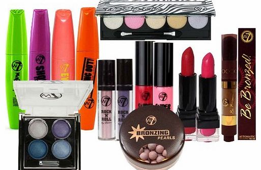 Bulk Clearance - Mixed Set of 4 Randomly Picked Make Up Products By W7 Cosmetics