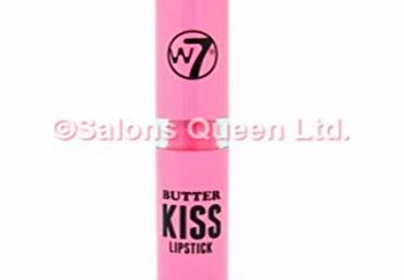 W7 BUTTER KISS LIPSTICK PINKS - PRETTY IN PINK