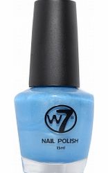 w7 Nail Polish No.17 Fluorescent Blue