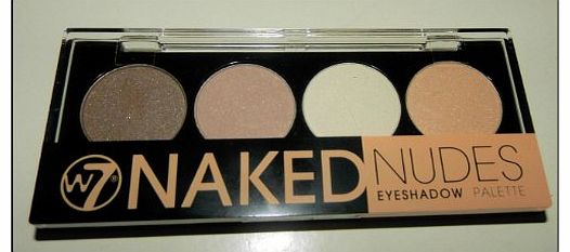 W7 Naked Nudes 4 Eye shadow Palette-new