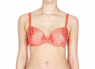 Wacoal Spot On apricot embroidered contour bra