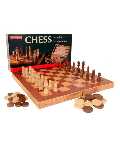 Chess- Draughts & Backgammon Set
