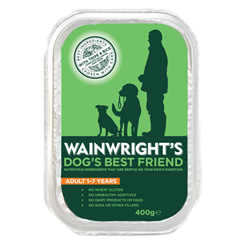 Wainwrightand#39;s Adult Tray Dog Food with Tripe and38; Rice 400gm