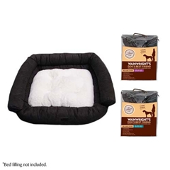 Wainwrightand#39;s Brown Relaxer Dog Bed Replacement Cover 120cm