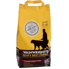 Wainwrightand#39;s L/Breed Senior Complete Dog Food with Turkey and38; Rice 15kg