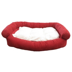 Wainwrightand#39;s Red Relaxer Dog Bed 120cm