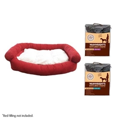 Wainwrightand#39;s Red Relaxer Dog Bed Replacement Cover 120cm