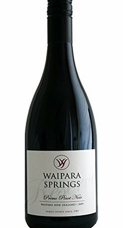 Waipara Springs Premo Pinot Noir 2011 Wine 75 cl (Case of 3)