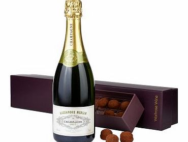 Champagne  Chocolate Truffles Gift