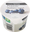 Waitrose Fat Free Probiotic Blueberry Yogurt