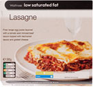 Waitrose Low Saturated Fat Lasagne (380g)