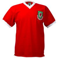 Wales 1958 World Cup Retro Shirt.