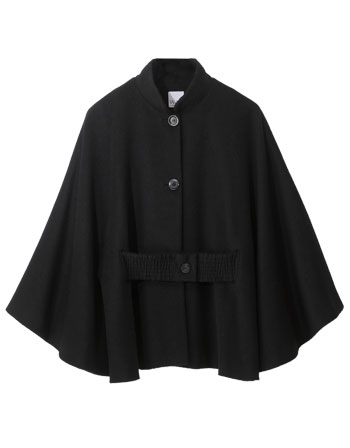 Wall Luxury Essentials Alpaca belted cape jacket
