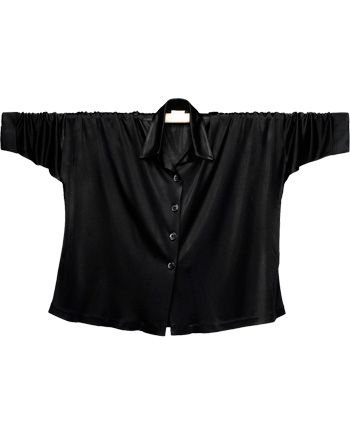 Black Travel Oversized Shirt/Jacket