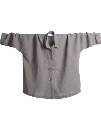 Peat Irish Linen Oversized Shirt/Jacket