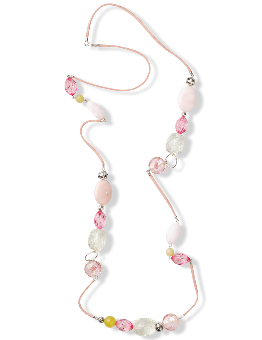 Rosepink Beaded Necklace