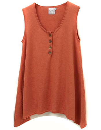 Sleeveless Layer Knit Shell Top