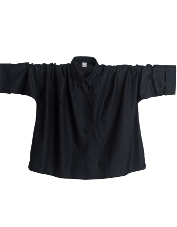 Soft Denim Oblong Shirt
