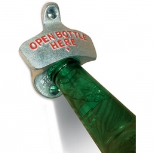 Mounted Bottle Opener - OPEN BOTTLE