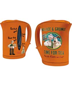 Wallace and Gromit K33TL3 Kettle - Orange