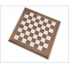 Walnut and Sycamore Moulded Edge Chessboard - 50cm
