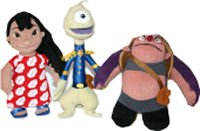 Lilo & Stitch Toy Dolls Trio Lilo- Pleakley- Jumbo Jookiba