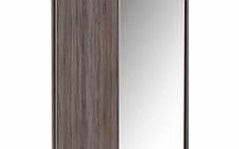 Wardrobe Melbourne 2 Door Wardrobe - Oak and Mirrorred