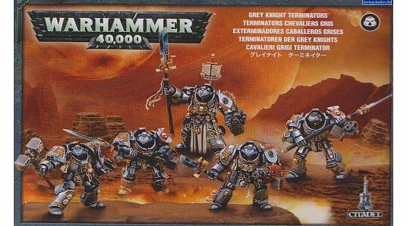 Warhammer 40k Warhammer 40,000 Grey Knights Terminators (5 Figures, 2011)