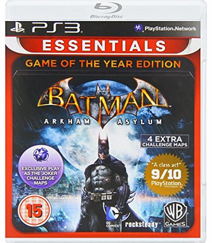 Warner Bros. Interactive Batman Arkham Asylum Game of the Year Essentials (PS3)