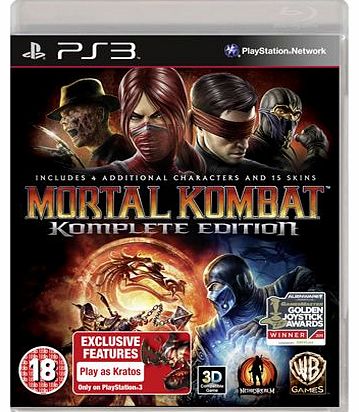 Mortal Kombat 9 Komplete Edition on PS3