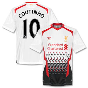 Liverpool Away Coutinho Shirt 2013 2014
