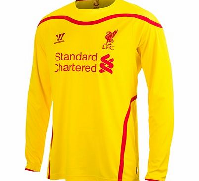 Liverpool Away Shirt 2014/15 Long Sleeve Kids