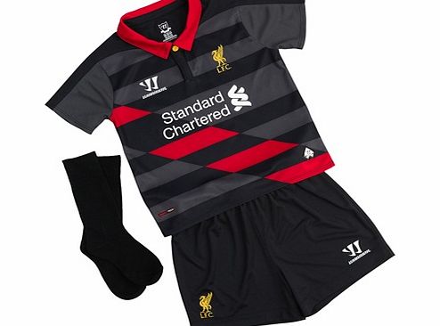 Warrior Liverpool Third Infant Kit 2014/15 Black WSTI404
