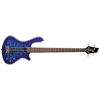 T14 Bass Guitar Quilted Transparent Blue