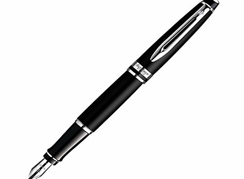 Expert Fountain Pen, Black/Chrome