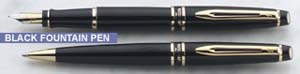 Expert Fountain Pen Black Laquer with
