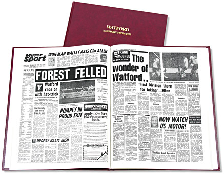 Watford Football Book