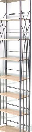 WATSONS DAKOTA - 140 DVD Blu-ray / 210 CD Media Storage Tower Shelves - Silver