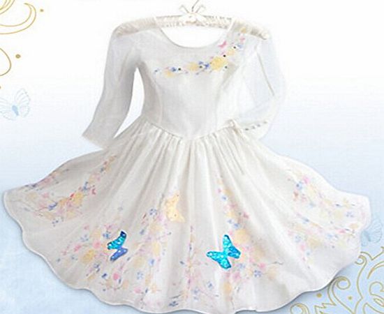 Wawoo 2015 New Cinderella Design Dress for Girls Costume Princess Party Dresses 2-7X