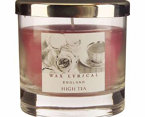 Wax Lyrical High Tea Large Candle Glass