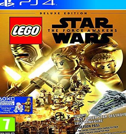 WB Lego Star Wars The Force Awakens Deluxe Edition PS4 Game (Star Destroyer Mini Figure)