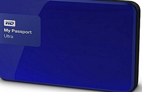 WD 1TB Blue My Passport Ultra Portable External Hard Drive - USB 3.0 - WDBGPU0010BBL-EESN